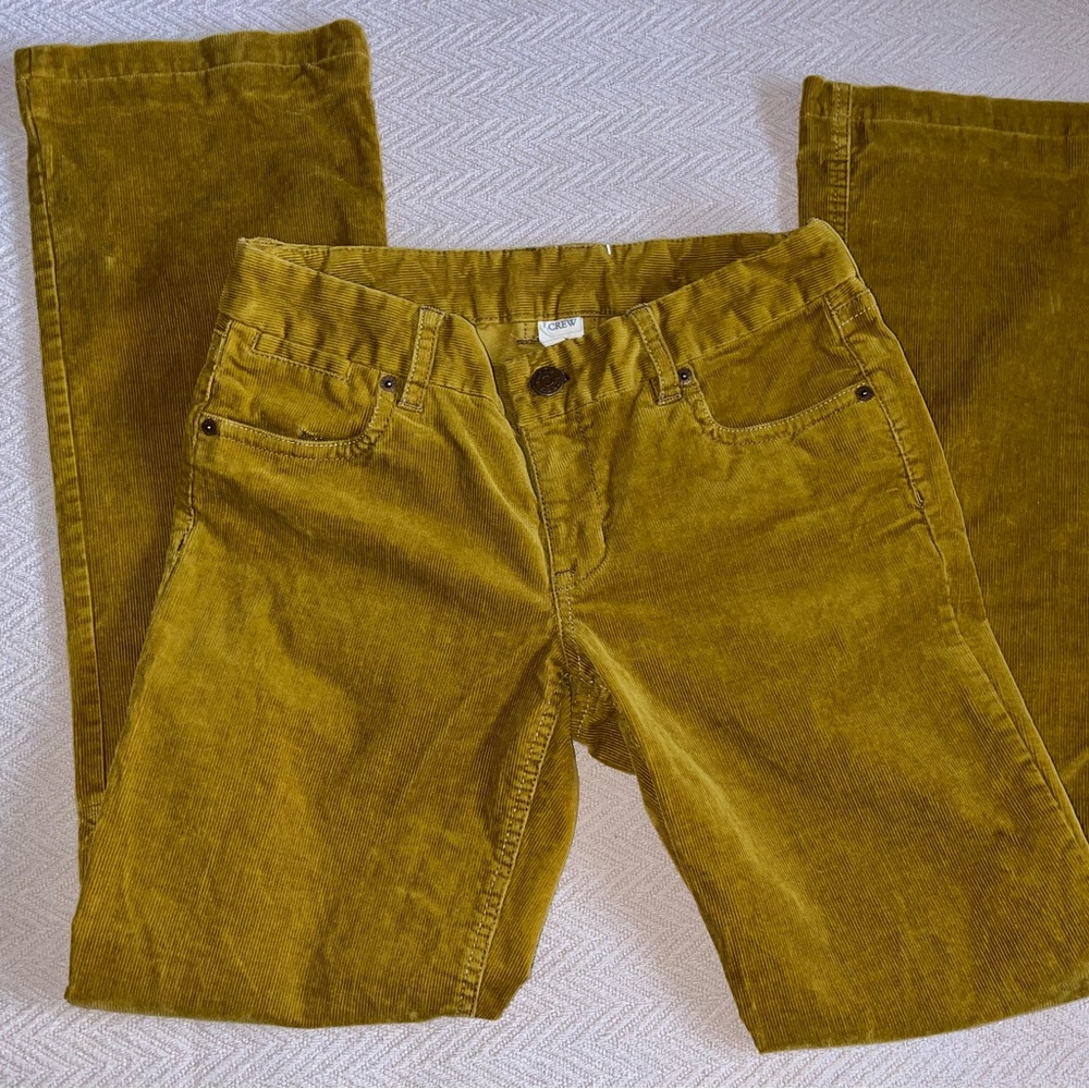 J Crew corduroy Mustard Pants